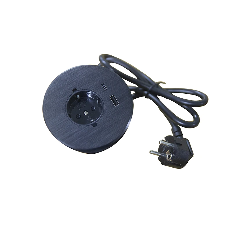 EU Round Grommet Socket without slide lid EU Round Grommet Socket without slide lid